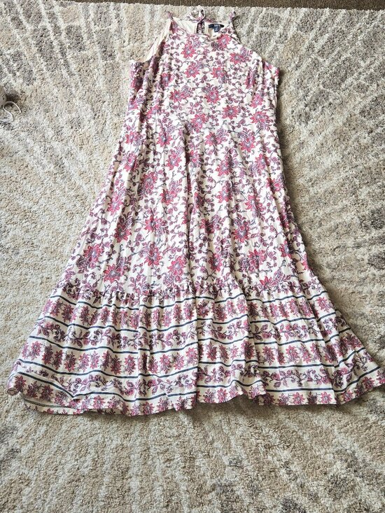 Chaps Dresses & Skirts - Chaps Ralph Lauren Sleeveless Floral Maxi Dress Size XL